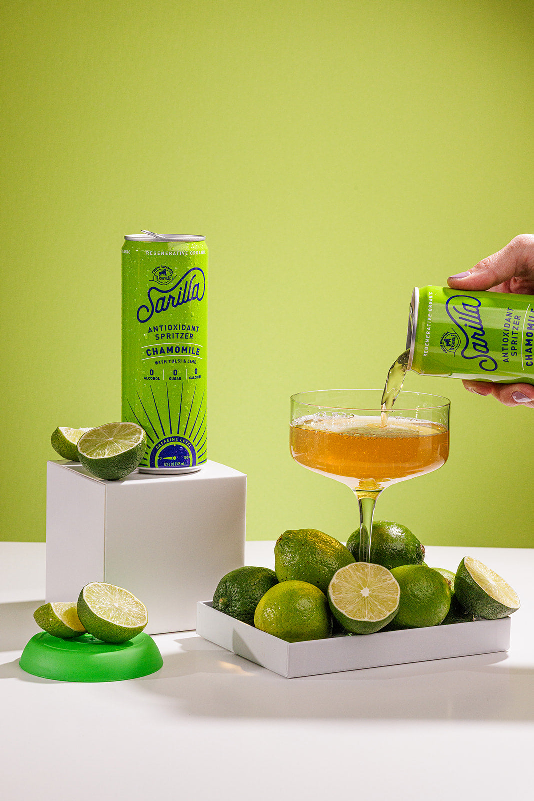 Organic Chamomile Lime Spritzer