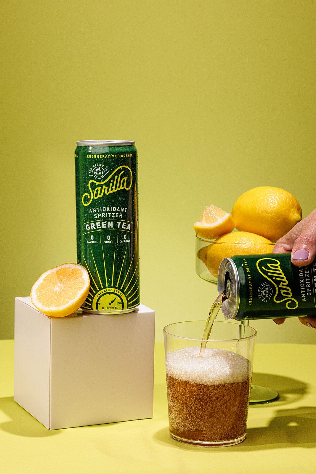 Organic Green Tea Spritzer