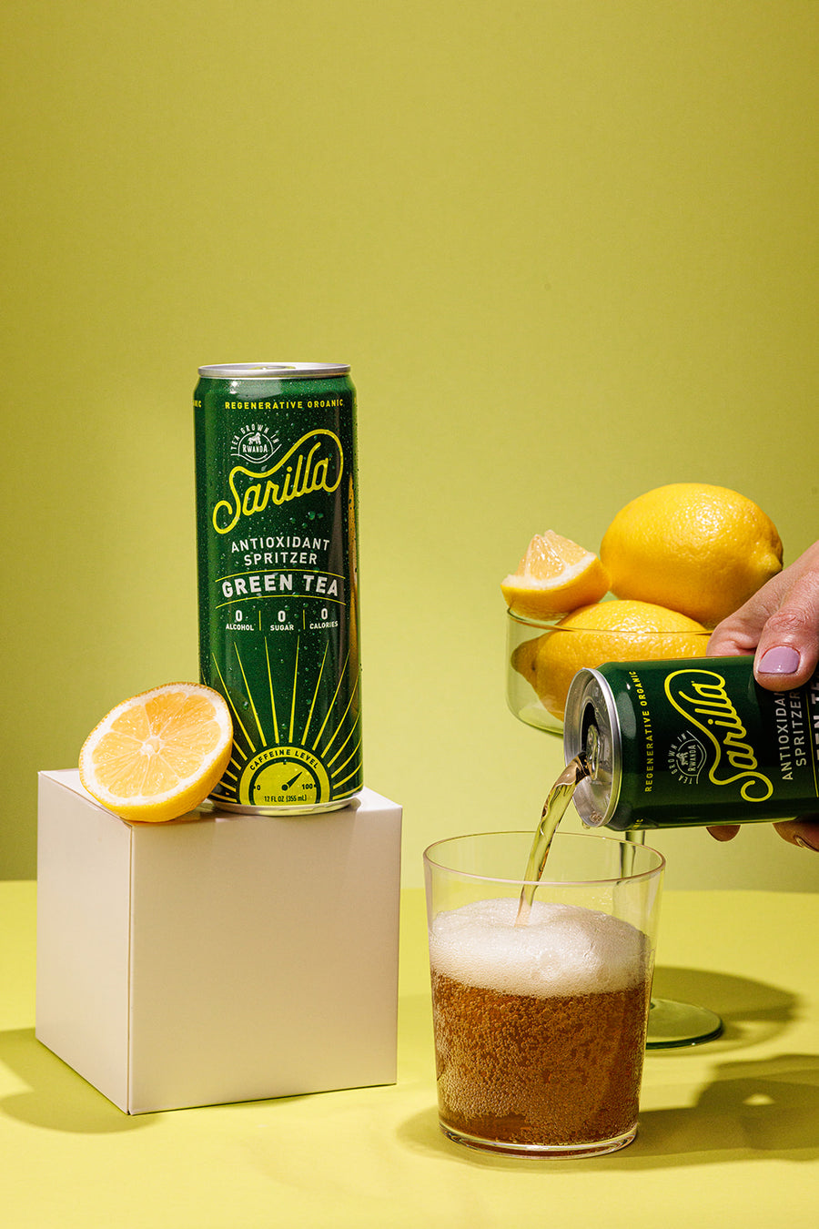 Organic Green Tea Spritzer