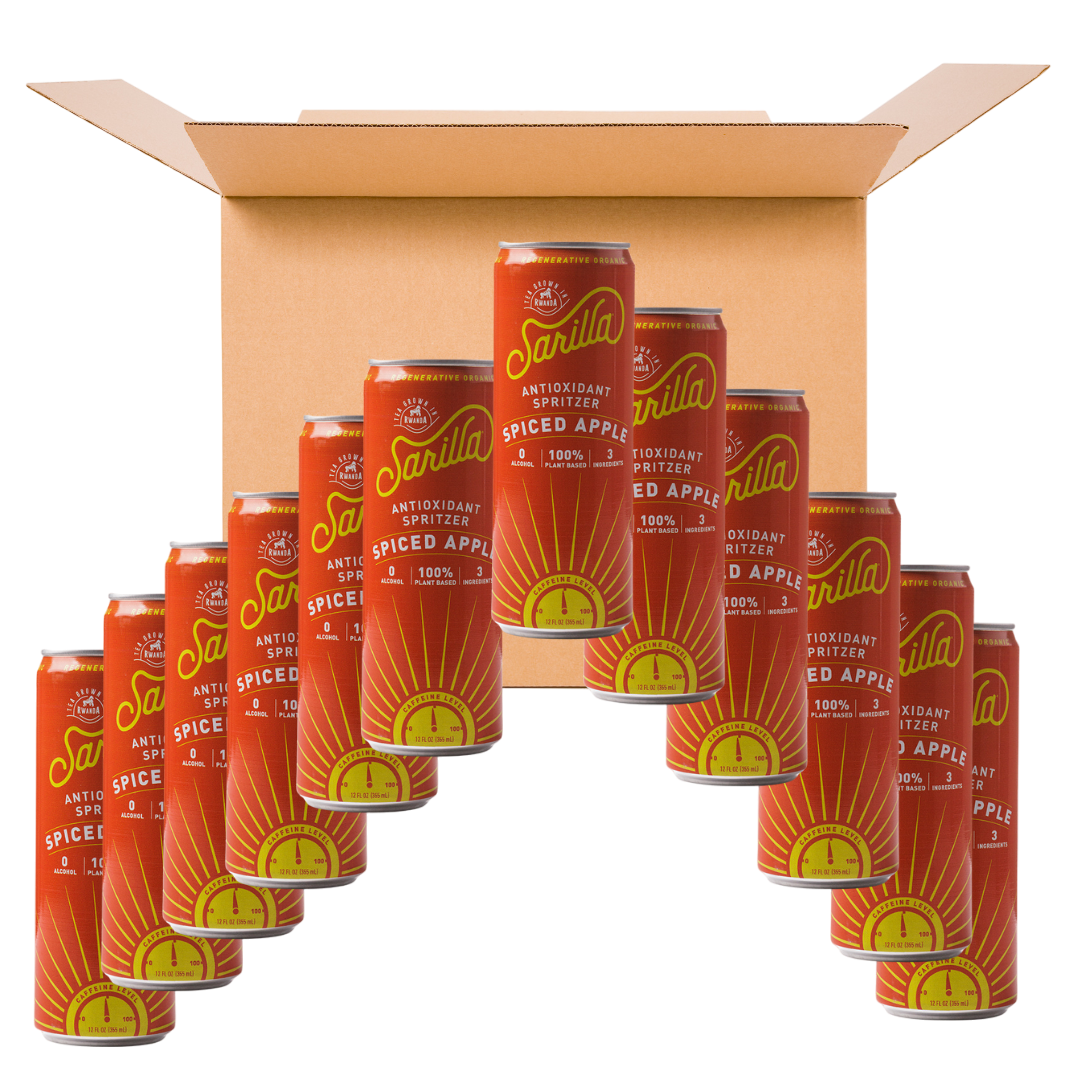 Organic Spiced Apple Tea Spritzer